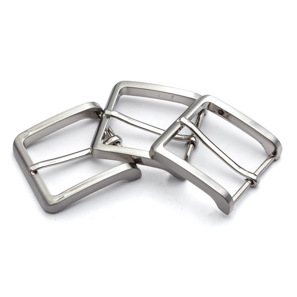 Пряжка ременная металл 40 мм, T.Silver, 3 шт