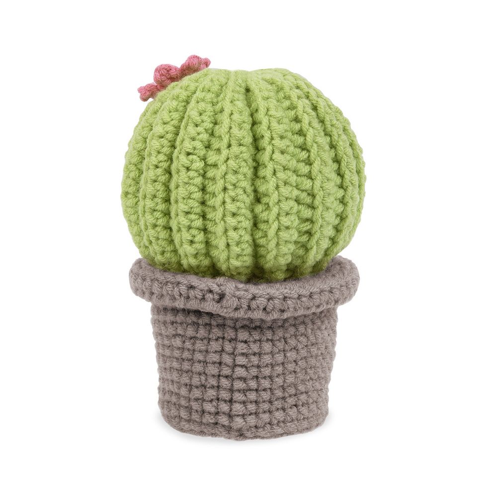 Набор для вязания игрушки Цветущий кактус 12 см, Miadolla AMG-0115