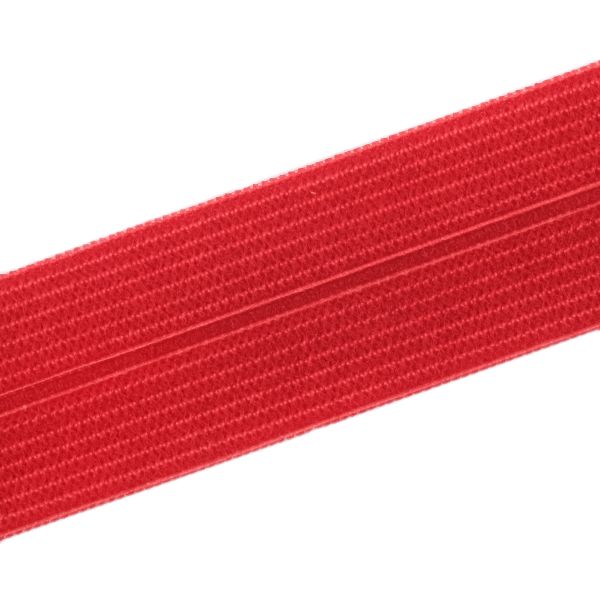 Косая бейка трикотажная 20 мм / 50 метров, 115 красный 0320/8