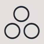 Кольца для бюстгальтера металл ⌀14.0 мм, 170 черный, Arta, 50 шт, 7718779-2