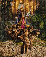 Алмазная (кристальная) мозаика Фрея, на подрамнике Новолетие, 40х50 см