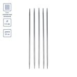 Спицы чулочные металл ⌀4.0 мм, 20 см, никель, Gamma MK5