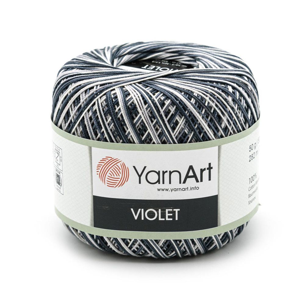 Пряжа YarnArt (ЯрнАрт) Violet Melange / уп.6 мот. по 50 г, 282м, 509 меланж