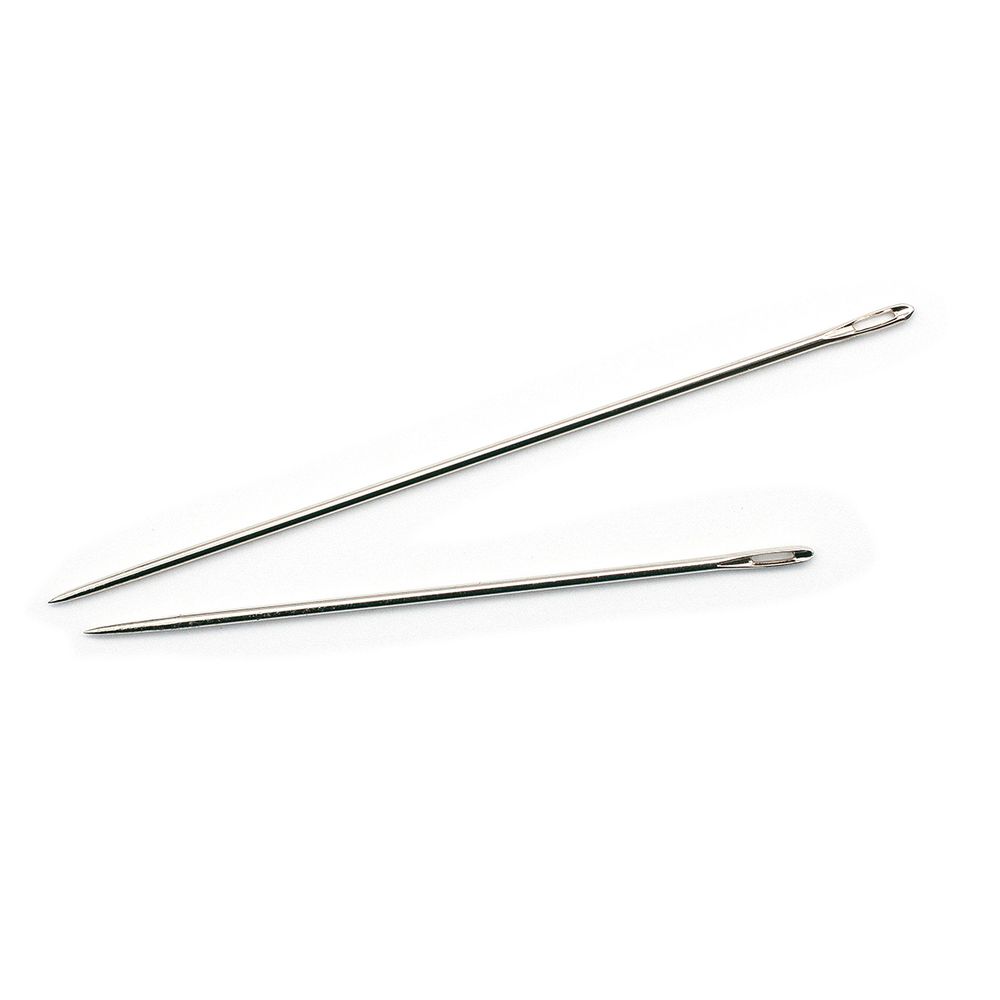 Иглы ручные ремесленные прямые для мебельной обивки №4,5,2 шт, Pony