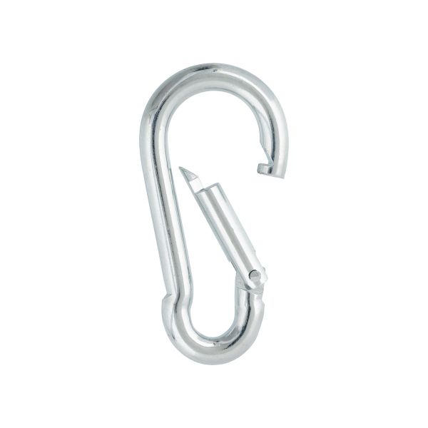 Карабин металл 18.0 мм (58х29 мм), 10 шт, 04 никель, Gamma GH 119/25/10