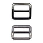 Пряжка регулировочная металл 18 мм, чер.никель ГР, 6908, 10 шт, BIG