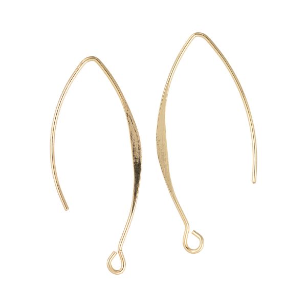 Швензы 20х37.5 мм, 10 шт (5х2 шт), 02 золото, Zlatka FMK-H07