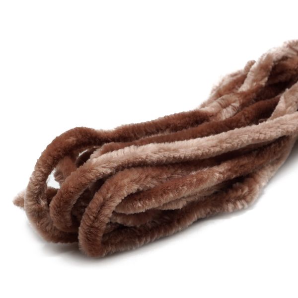 Синель для брошей 5 мм / 3 метра, цвет мокко