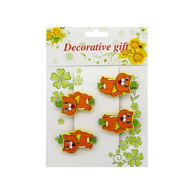 Прищепки декоративные (набор) "Decorative Gift", 4 шт, 52