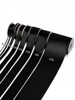 Лента атласная 1-сторонняя 38.0 мм / 22.5±1 метра, 3173 черный, Magic4Hobby