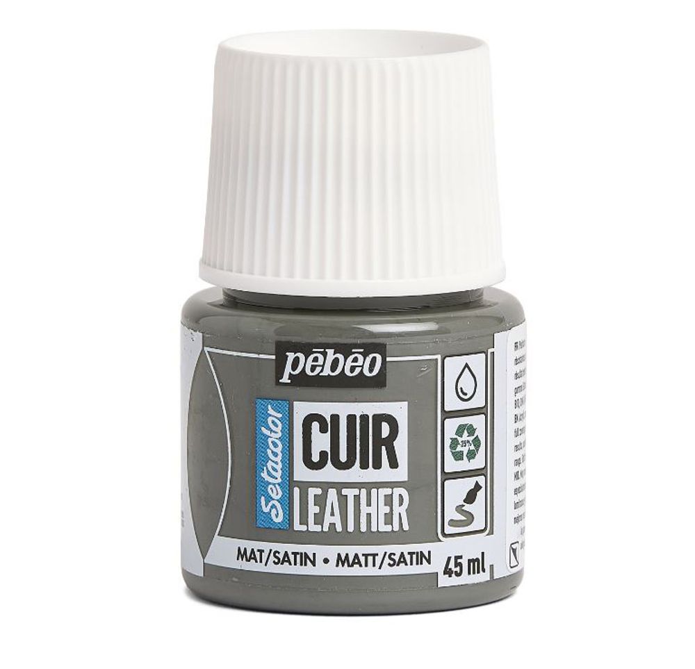 Краска по коже Setacolor 45 мл, 295622 Серый бетон, Pebeo, 295622