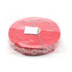 Лента (тесьма) жаккардовая 24.0 мм / 25±1 метров, рис. 9474, красный/белый, С1852Г17