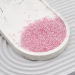 Бисер Astra&Craft 11/0 (2.1 мм), 200 г (10х20 г), цв. 1104 розовый/прозр.серебрист.центр (круг.отв.)