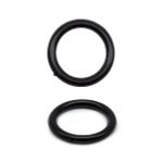 Кольца для бюстгальтера пластик ⌀10.0 мм, черный, 100 шт, 512045-3
