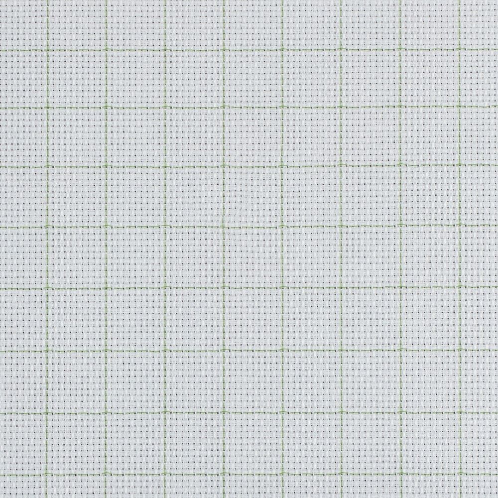 Канва Aida 14 ct, 30х40±2 см, бл.бледно-голубой в клетку, Gamma