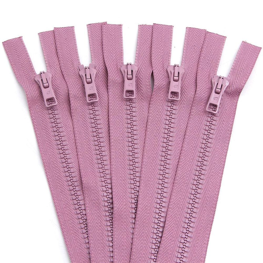 Молния трактор Arta Т6 (6 мм) 2 зам., разъем., 100 см, цв. 100 пыльная роза, уп.5 шт