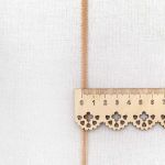 Шнур отделочный сороконожка ⌀5.0 мм / 30 метров, бежевый, С873