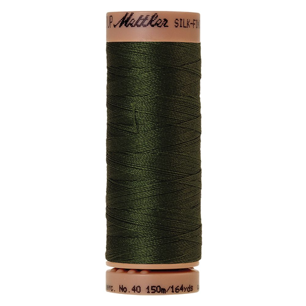 Нитки хлопковые отделочные Mettler Silk-Finish Cotton 40, 150 м, 0886, 5 катушек