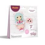 Набор для шитья игрушки Анимешная девочка 15 см, Miadolla TF-0427