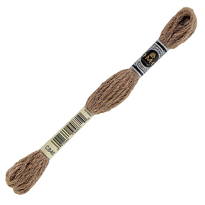 Мулине DMC Etoile 8м, люрекс (C840), 6 мотков по 8 метров