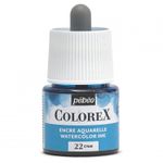 Краска акварель акварельные чернила Colorex 45 мл, циан, Pebeo 417022