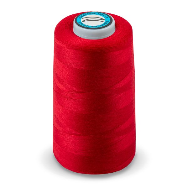 Нитки особо тонкие Nitka 50/2, 4570 м (5000 ярд) / 1 кат., 114 т.красный