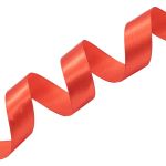 Лента атласная 1-сторонняя 25.0 мм / 22.86±1 метров, 025 алый, Globus