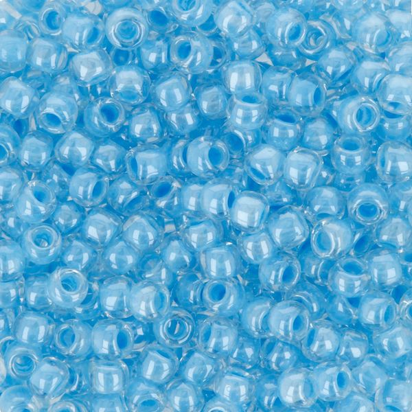 Бисер Toho 11/0 круглый (2.2 мм), 25 г (5х5 г), 0351 голубой