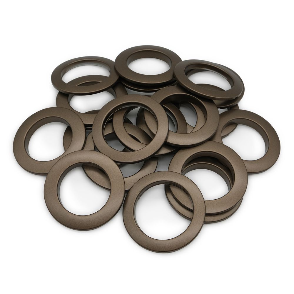 Люверсы шторные ⌀40 мм, с многоуровневым замком цвет № 44 темная медь, 10 шт