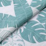 Ткань муслиновая 105 г/м², в нарезке 100х125 см, 14-тропические листья, Peppy