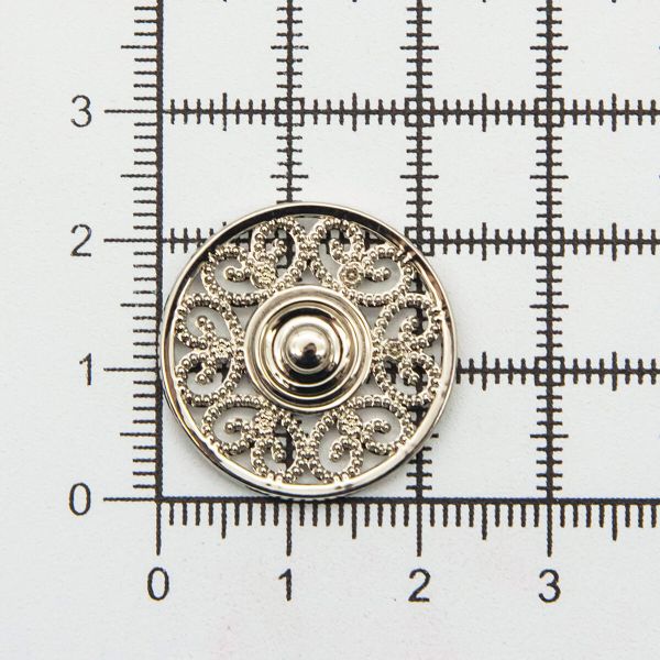 Кнопка пришивная металл ⌀23.0 мм, металл, S, уп.10 шт