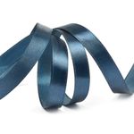 Лента атласная 1-сторонняя 12.0 мм / 27.4±2 метров, 3168 т.синий, Ideal