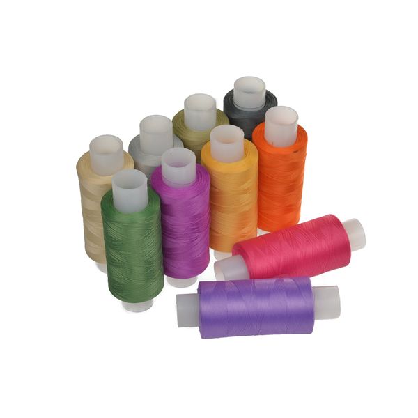 Нитки текстурированные для оверлока 40 ассорти 10кат. 300м