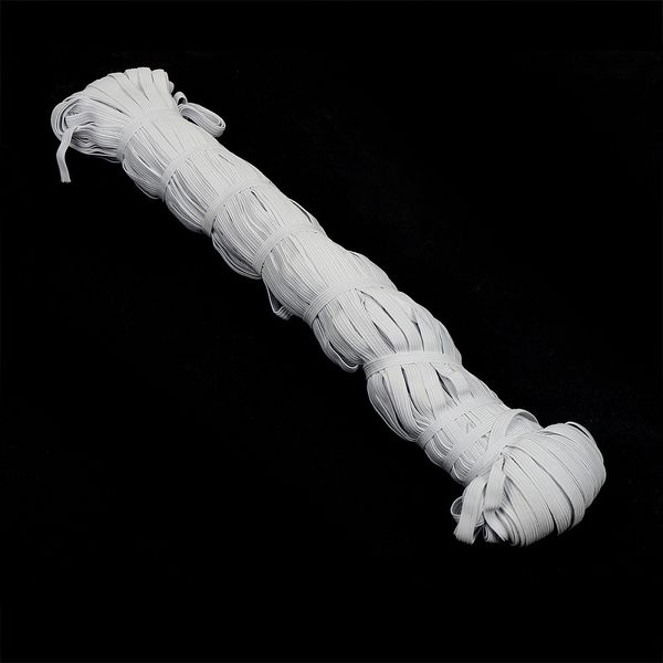 Резинка бельевая (стандартная) 7.0-8.0 мм / 100 метров, вязаная, белый 8/10