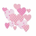 Термоаппликация "Пазл Сердца розовые" 12 шт, Prym