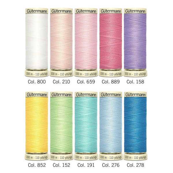 Швейные нитки (набор) Gutermann Sew-all, 10 кат, №2