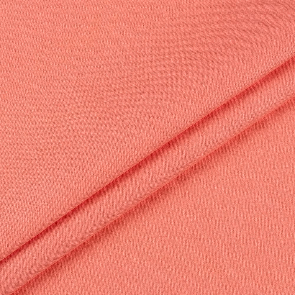 Хлопчатобумажная ткань 140 г/м², отрез 50х55 см, коралловый, Gamma