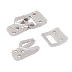 Крючки пришивные декоративные 15х7 мм, nickel, 10 шт