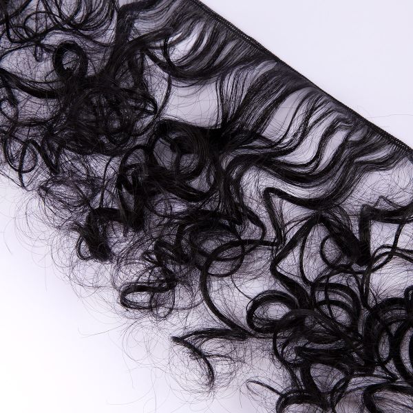 Трессы для кукол 15 см, 100 см, 38 г, 06 черный, HobbyBe HAR-4