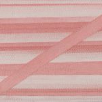 Лента (тесьма) шелковая 4.0 мм / 9.1±0.5 метров, M004 бл.розовый/гр.розовый, Gamma SRM-4