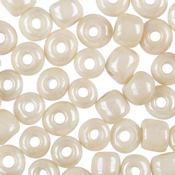 Бисер Zlatka 6/0 (4.1 мм), 100 г (10х10 г), №0961 т.кремовый, GR