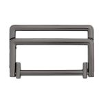 Пряжка прямоугольная 30 мм, металл (Pewter олово (черный никель)), МТ_1872, 6 шт