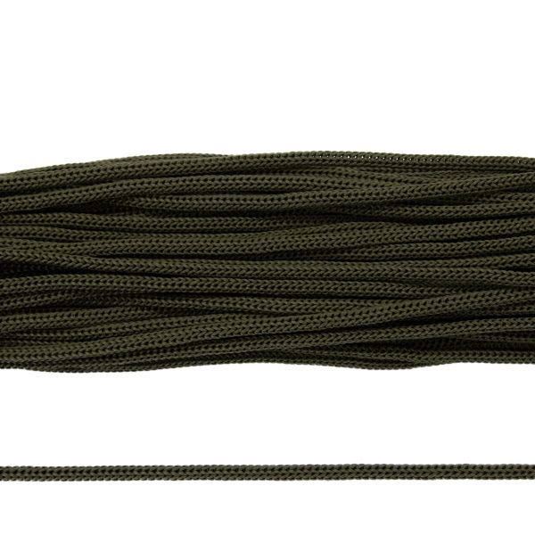 Шнур полипропилен круглый вязаный ⌀5.0 мм / 100 метров, 5-05 хаки