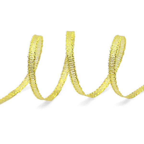 Лента металлизированная 3.0 мм, 100м 0080-0300 (золото)