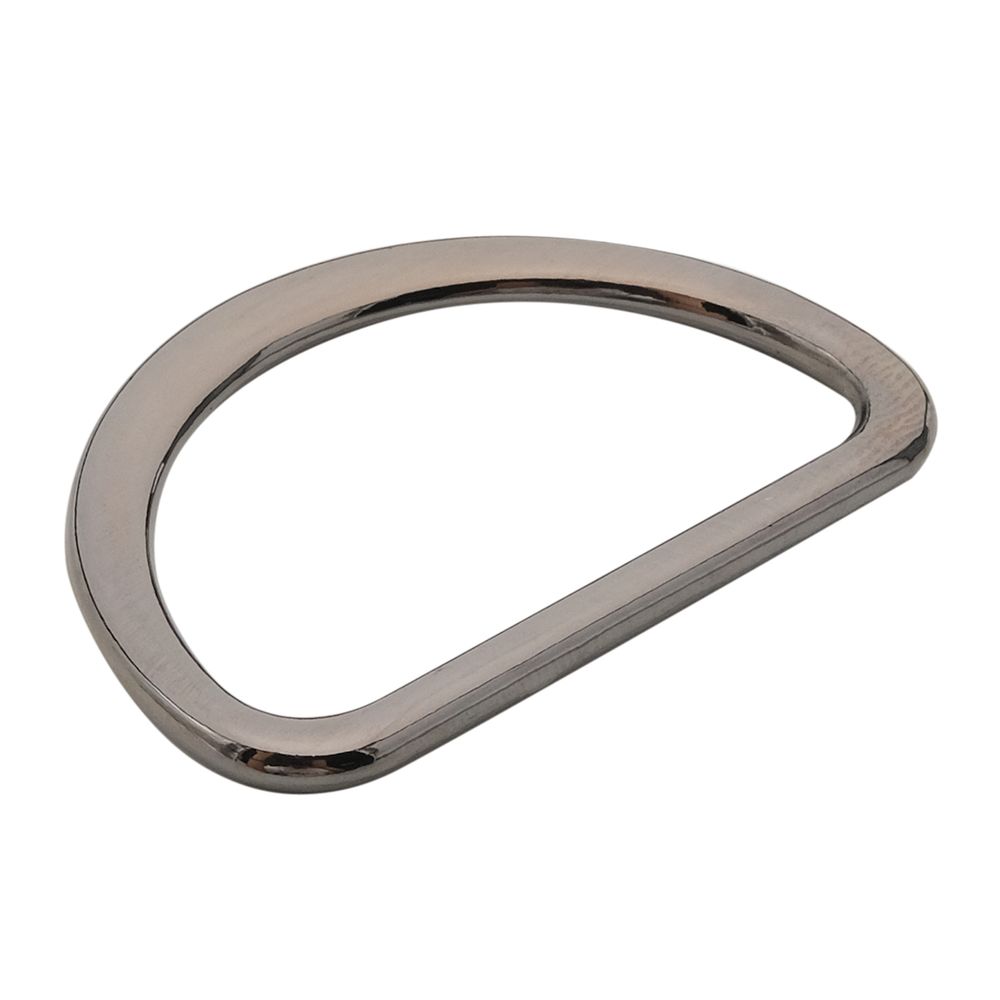 Полукольцо литое металл внутр. 33 мм (внешн. 41х28 мм), 50 шт, цв.черный никель, 819B-036