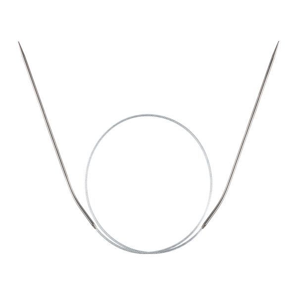 Спицы круговые металл ⌀2.0 мм, 50 см, 1 шт, с металлической леской, Gamma MKJ