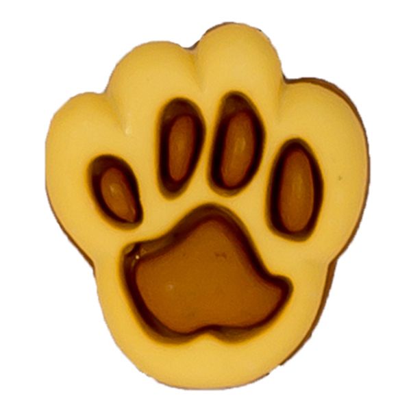 Пуговицы детские 18 мм, 36 шт, №086/130 св.коричневый/желтый, Gamma AY 9913