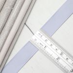 Лента репсовая (в рубчик) 20.0 мм, 151 серо-голубой, уп.18,28 м