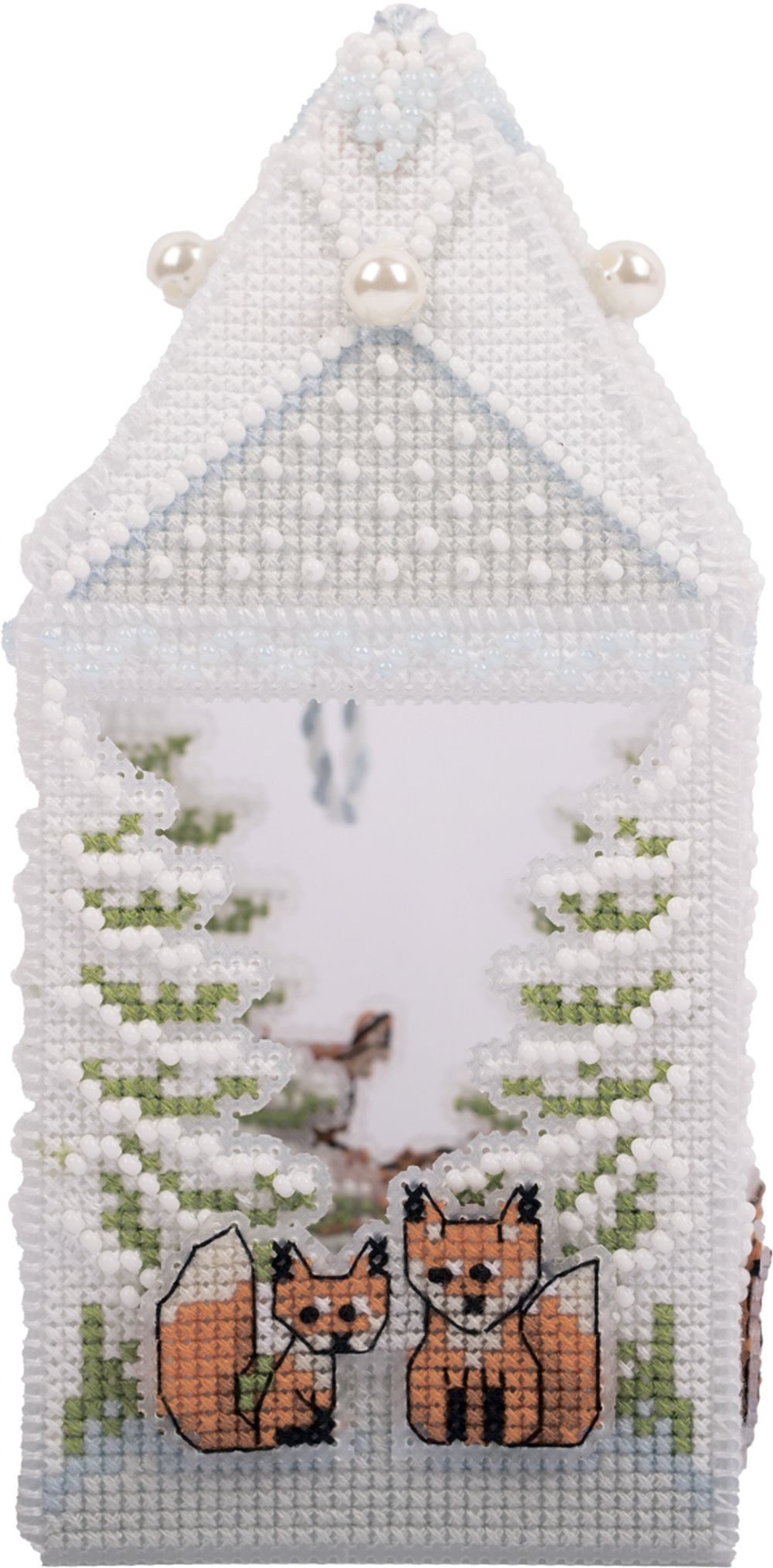 Набор для вышивания нитками Panna, Лесной фонарь