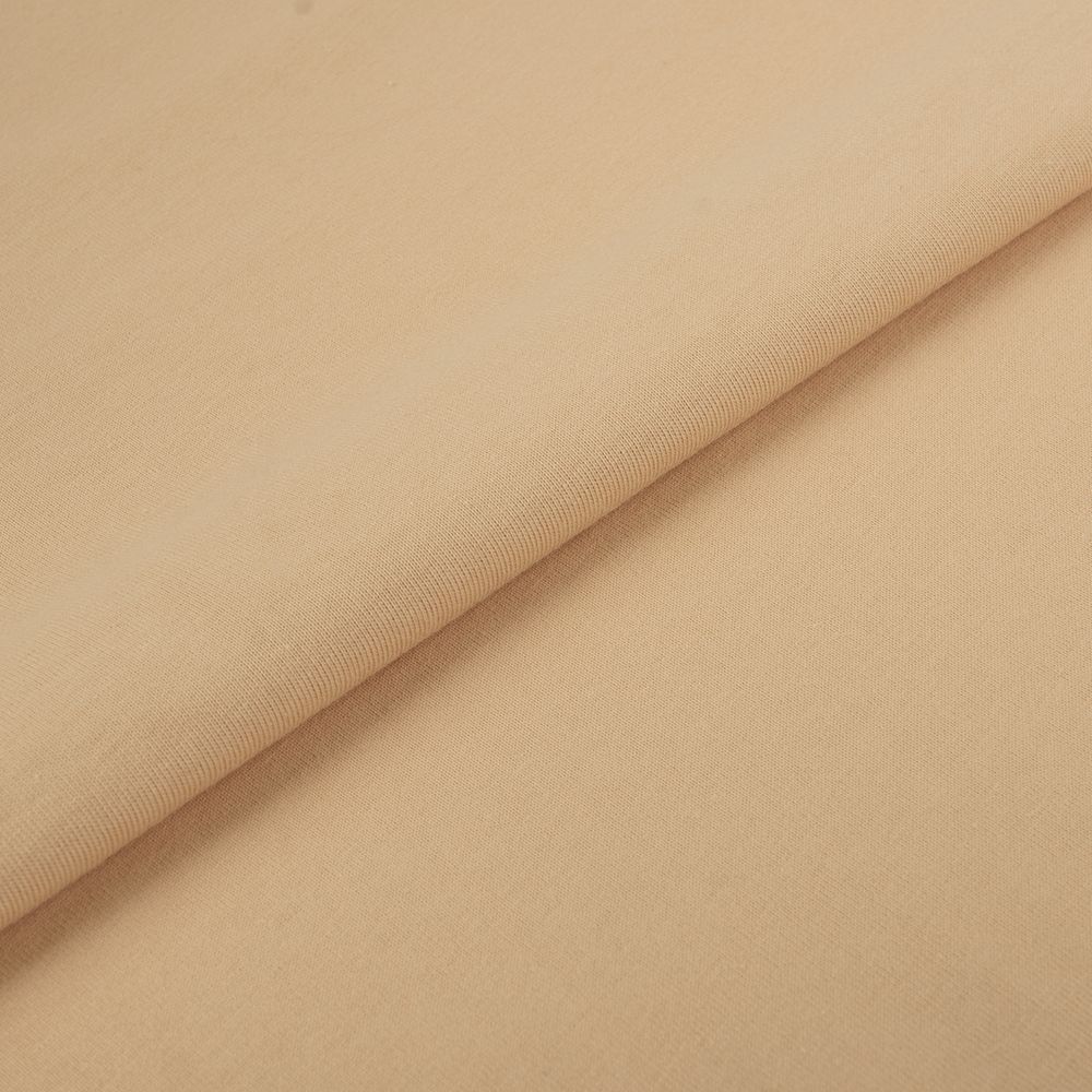 Трикотаж кукольный отрез 50х55 см, 225 г/м², 6 бежевый, Peppy DTF-01